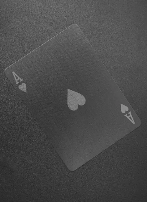 Ace of spades playing card